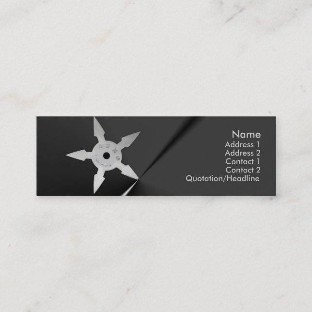 Shuriken Business Card (Front)