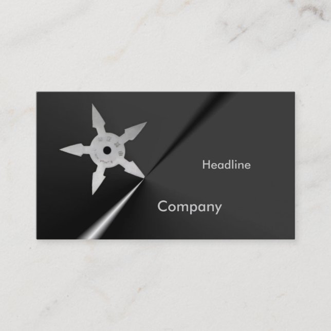 Shuriken Business Card (Front)
