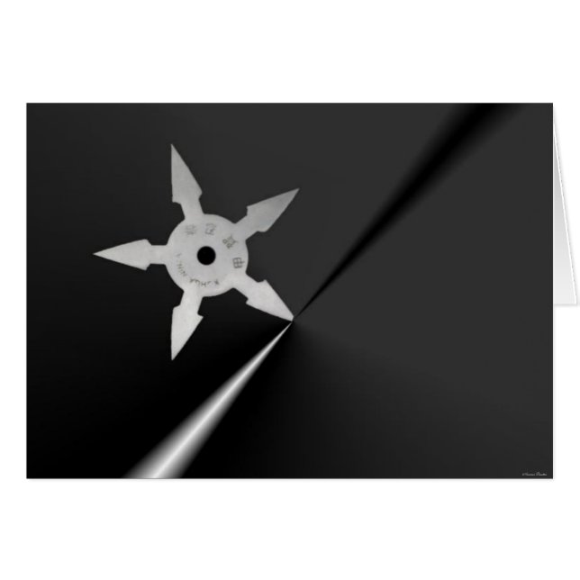 Shuriken Card (Front Horizontal)