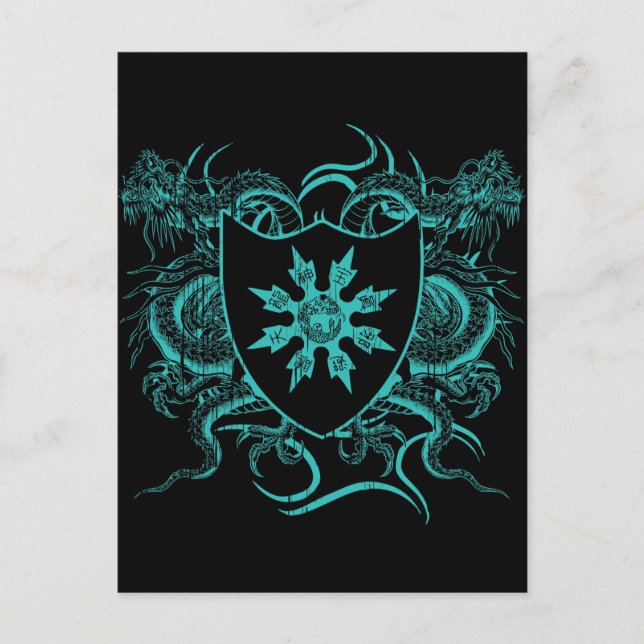 Shuriken Dragons Postcard (Front)