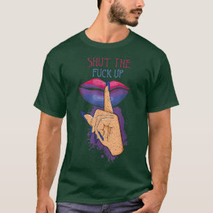 Shut Lips Rainbow Equality Gay Pride LGBTQ LGBT Pr T-Shirt