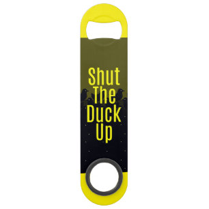 "Shut the Duck Up!" Typography on Cute Duckies