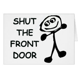 Shut The Front Door Cartoon