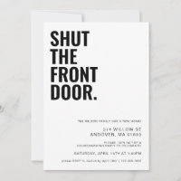 Shut The Front Door Moving Announcement