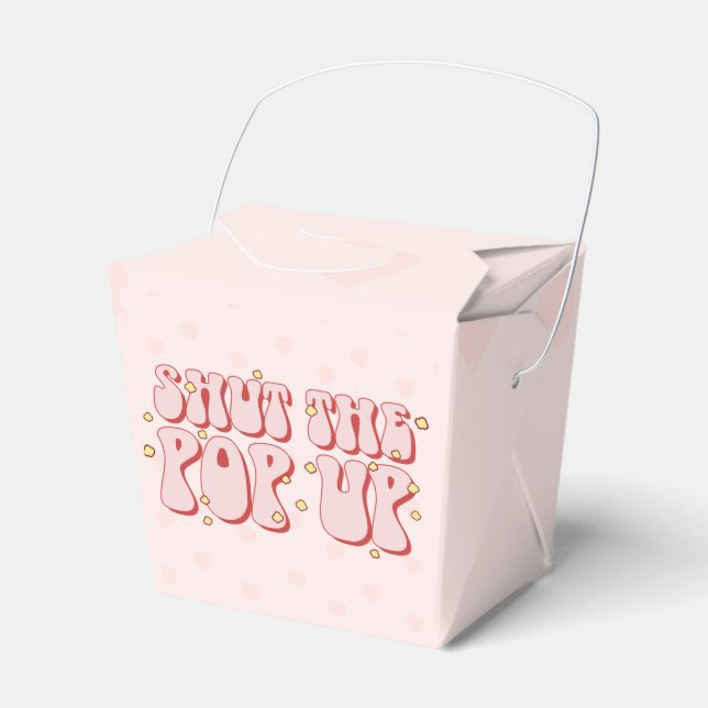 Shut The Pop Up Favour Box (Front Side)