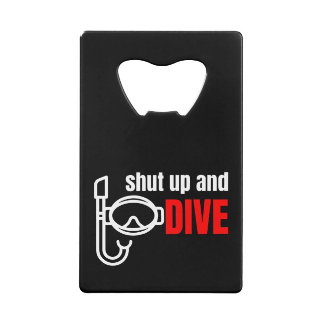 Shut up and dive (Front)
