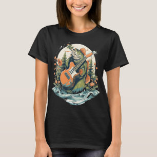 Shut Up And Fish Bass Fishing Fisherman T-Shirt