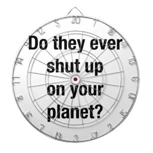 SHUT UP! DARTBOARD