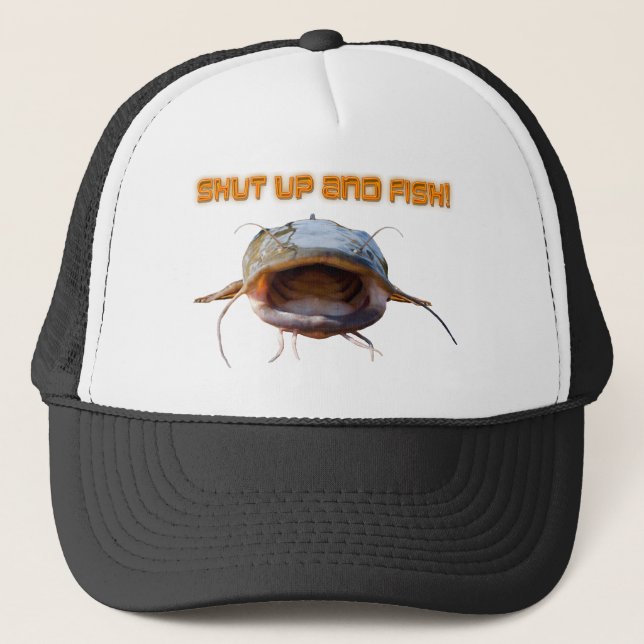 Shut up & Fish Trucker Hat (Front)