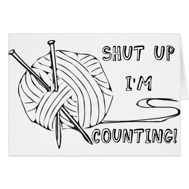 Shut Up I'm Counting (Front Horizontal)