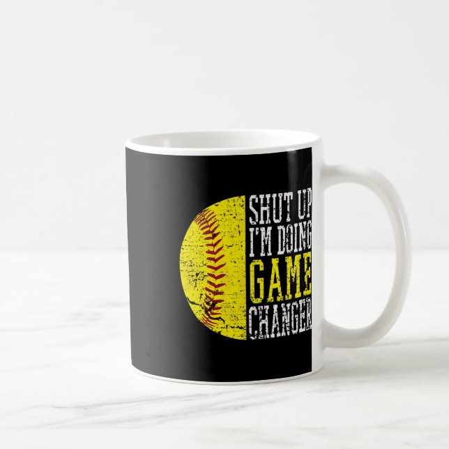 Shut Up I'm Doing Game Changer Funny Sell Player  Coffee Mug (Right)