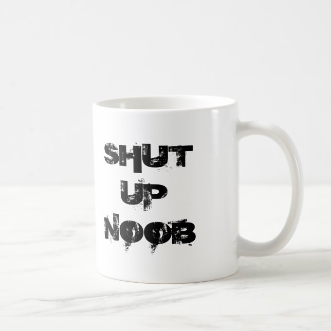 SHUT UP NOOB Coffee Mug (Right)