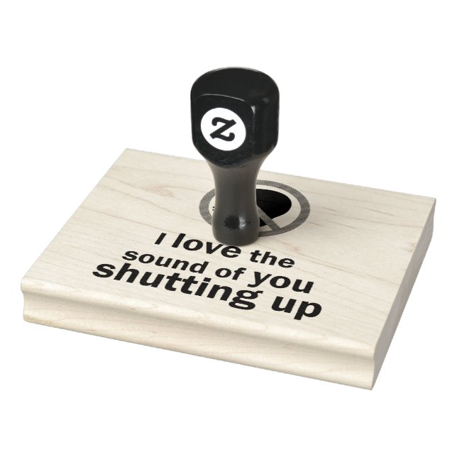 Shut Up Rubber Stamp (Stamp)