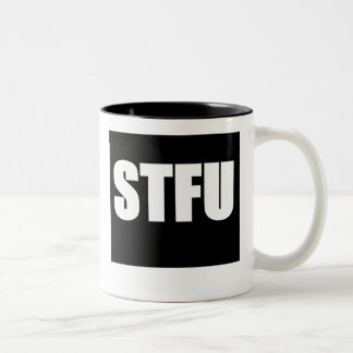 Shut Up STFU Two-Tone Coffee Mug