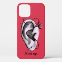 Shut up weird digital art with ear