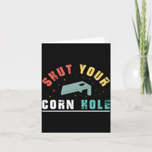 Shut Your Cornhole Performance Card