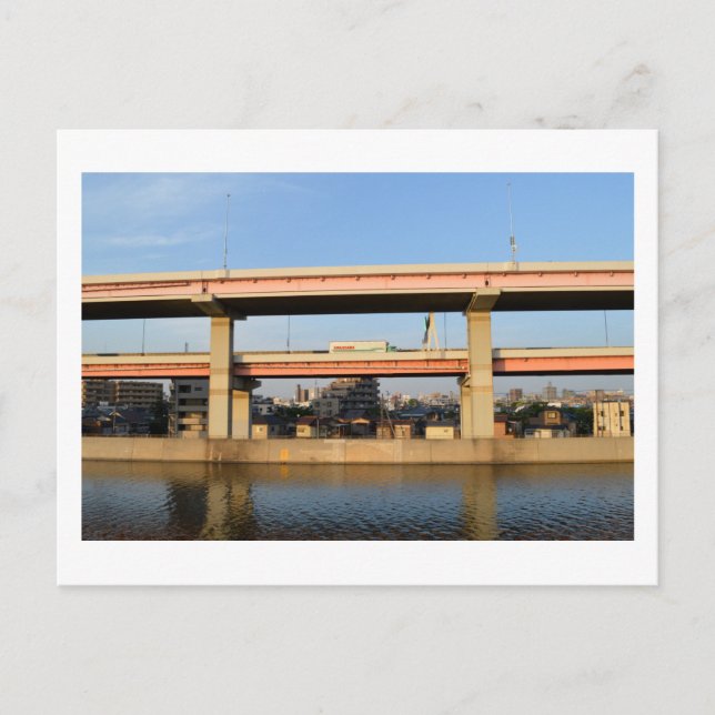Shuto Expressway - Horikiri, Tokyo Postcard (Front)