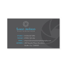 Shutter Logo Photography Business Card