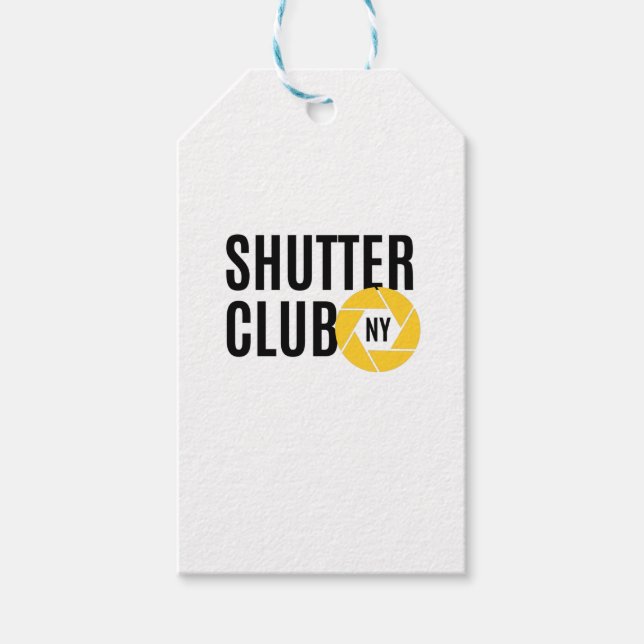 Shutter photograper camera club gift tags (Front)