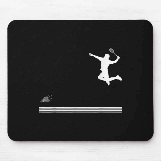 Shuttle Badminton _8  Mouse Pad (Front)