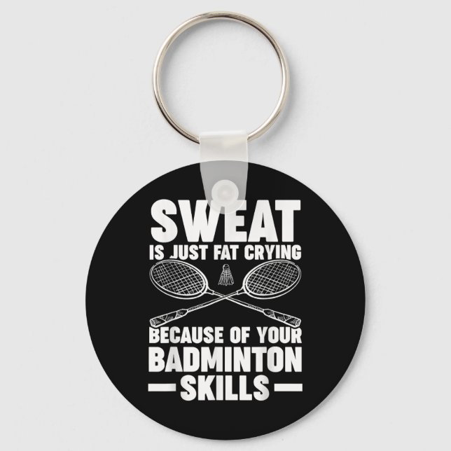 Shuttle Badminton  Key Ring (Front)