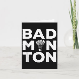 Shuttle Badminton Player 1 Card