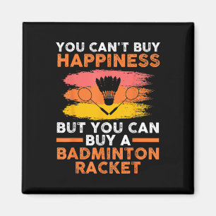 Shuttle Badminton Player Magnet