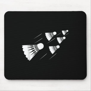 Shuttle Badminton Player Mouse Pad