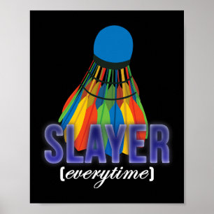 Shuttle Badminton Player Quote  Poster