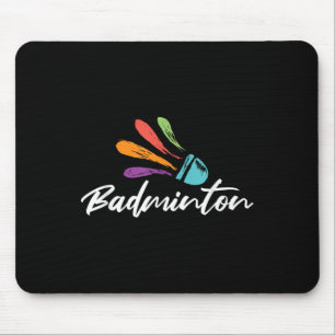 Shuttle Badminton Player Racket Sports Coach Team Mouse Pad