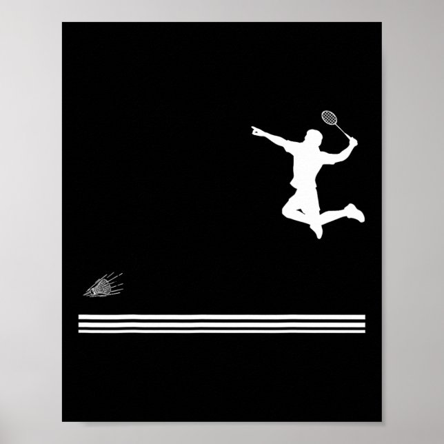 Shuttle Badminton  Poster (Front)