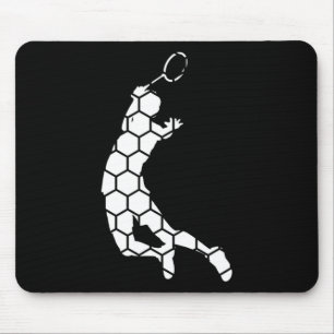 Shuttle Badminton Squash Badminton Player Mouse Pad