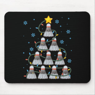 Shuttle Graphic Badminton Player Shirt Gift Christ Mouse Pad