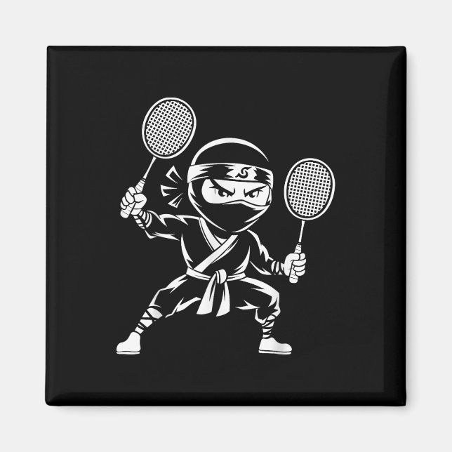 Shuttle Racquet Racket - Team Player Badminton Nin Magnet (Front)