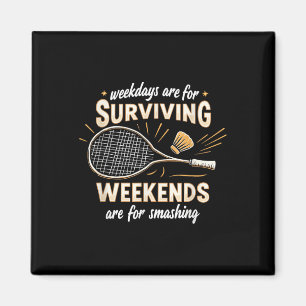 Shuttle Racquet - Team Player Court Racket Badmint Magnet