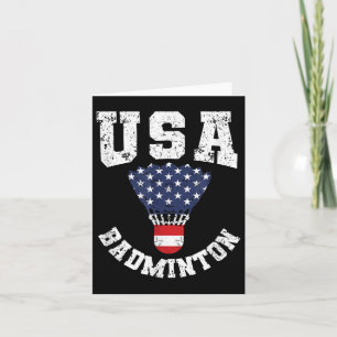 Shuttle Red White Blue 4th July Patriotic Usa Badm Card
