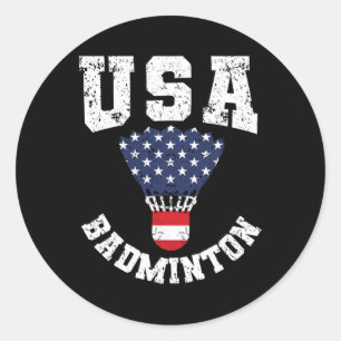 Shuttle Red White Blue 4th July Patriotic Usa Dmin Classic Round Sticker