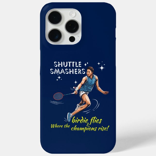Shuttle Smashers: Where The Birdie Flies And Champ Case-Mate iPhone Case (Back)