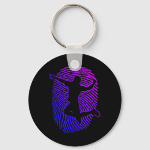 Shuttle Squash Badminton Badminton Player Key Ring