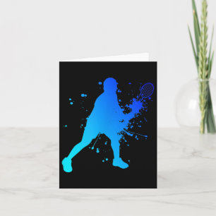 Shuttle Squash Badminton Player  Card
