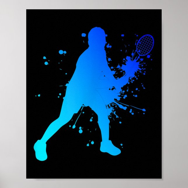Shuttle Squash Badminton Player  Poster (Front)