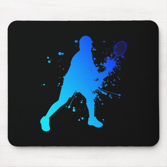 Shuttle Squash Dminton Player  Mouse Pad (Front)
