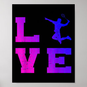 Shuttle Squash Womens Badminton Mens  Poster