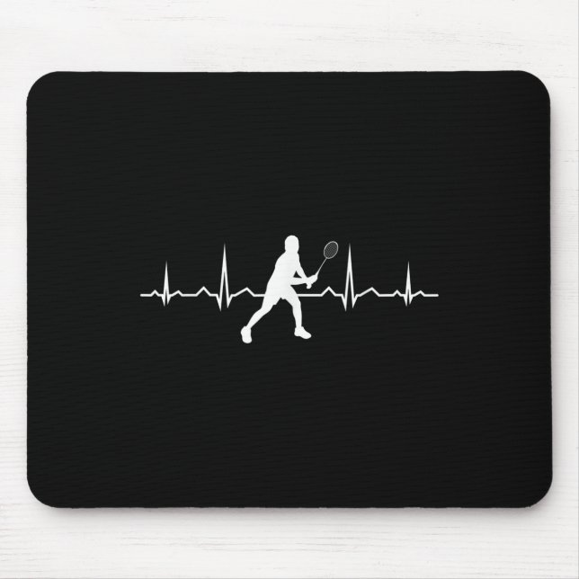 Shuttle Squash Womens Badminton Player  Mouse Pad (Front)