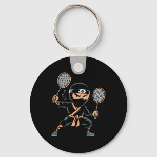 Shuttle Team Racket - Court Racquet Dminton Ninja  Key Ring