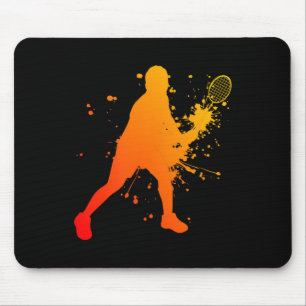 Shuttle Womens Badminton Player Mens Squash Mouse Pad