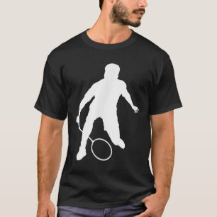 Shuttle Womens Badminton Player Squash Men T-Shirt