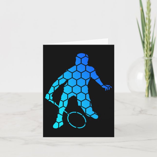 Shuttle Womens Badminton Squash Men  Card (Front)