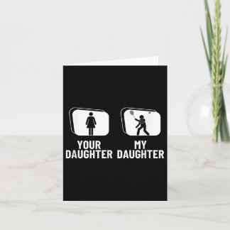 Shuttle Your Daughter My Daughter Mum Funny Badmin Card