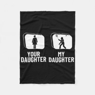 Shuttle Your Daughter My Daughter Mum Funny Dminto Fleece Blanket